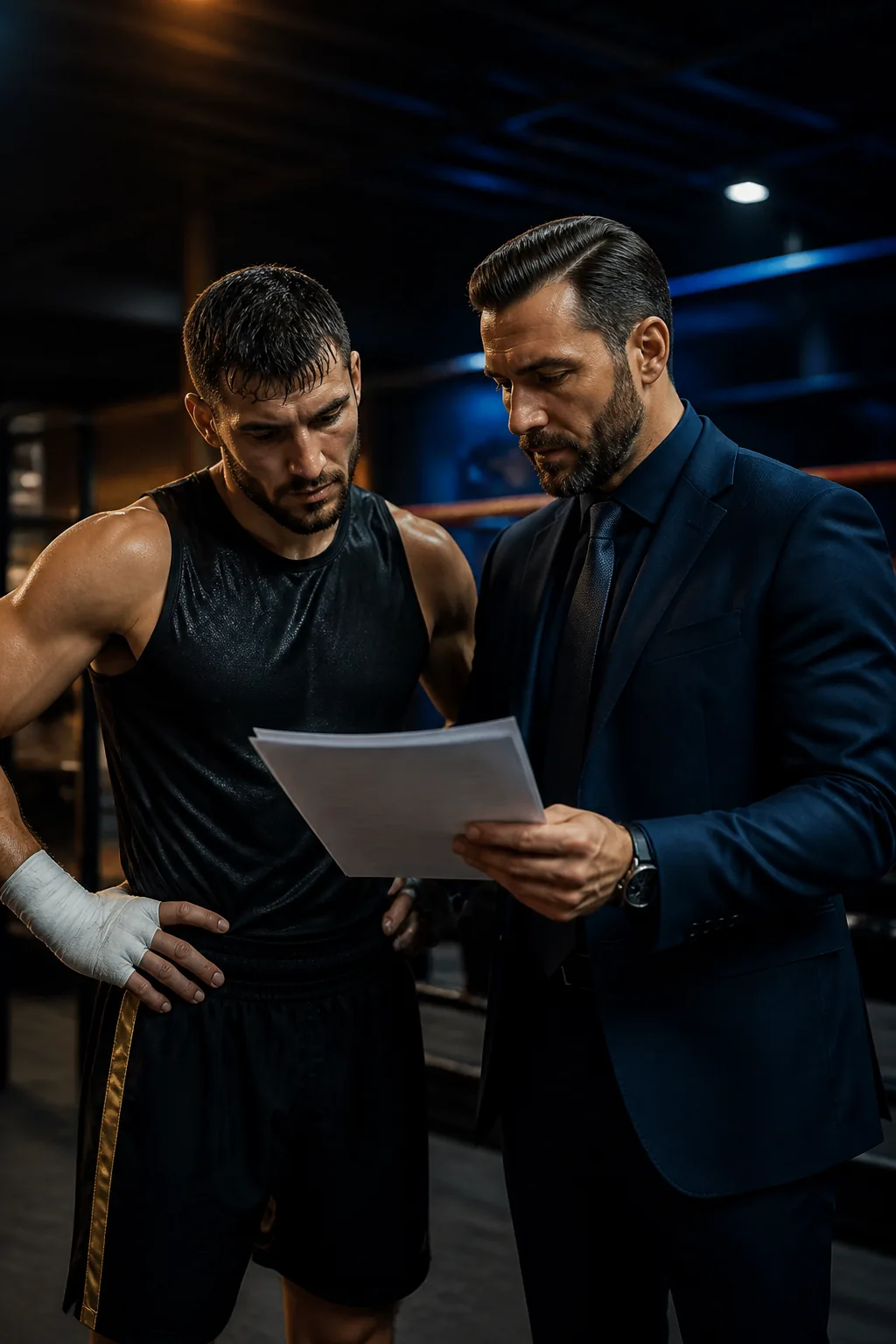 Athlete reviewing casino bonus conditions